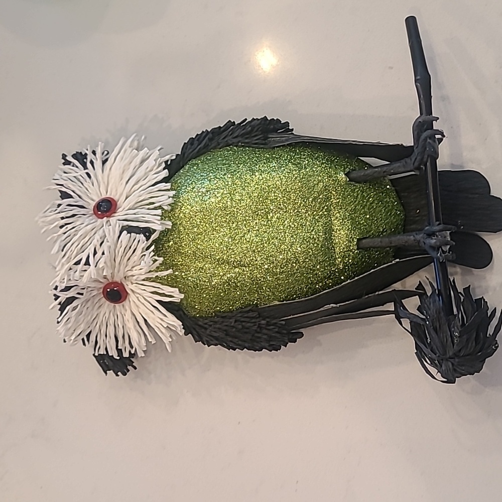 Free With Purchase Green and Black Owl